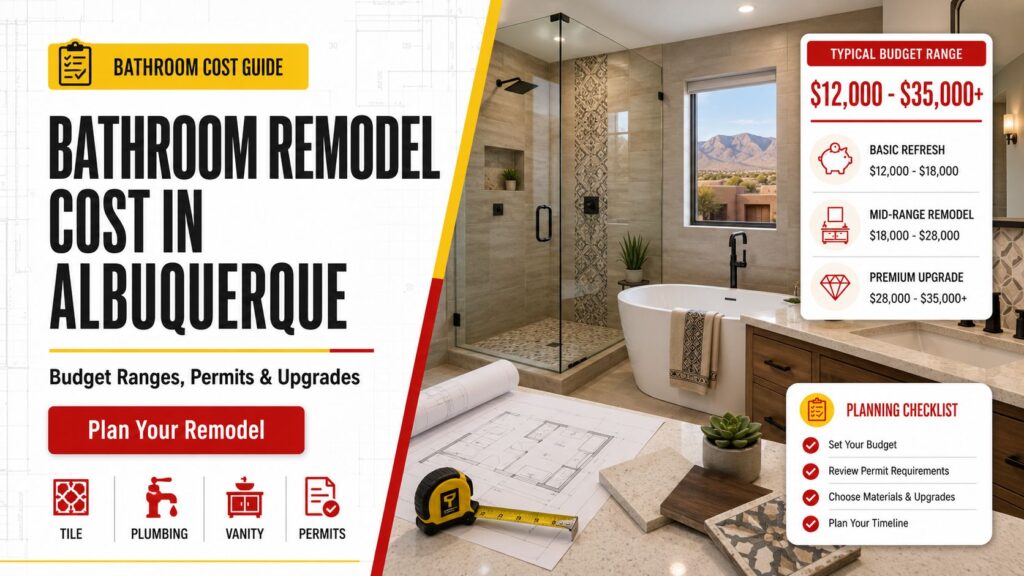 How Much Does a Bathroom Remodel Cost in Albuquerque