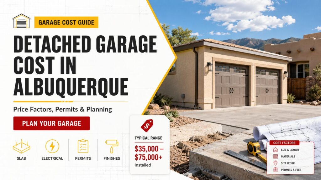 How Much Does a Detached Garage Cost in Albuquerque