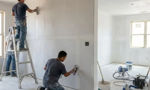 Drywall + interior surfaces
