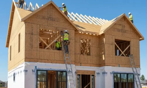 Framing (the house takes shape)