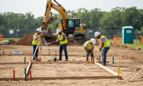 Site prep and layout