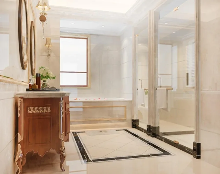 Bathroom renovated by Gami's Constructors